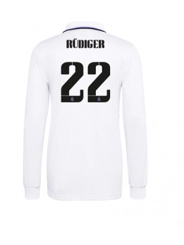 Real Madrid Antonio Rudiger #22 Heimtrikot 2022-23 Langarm
